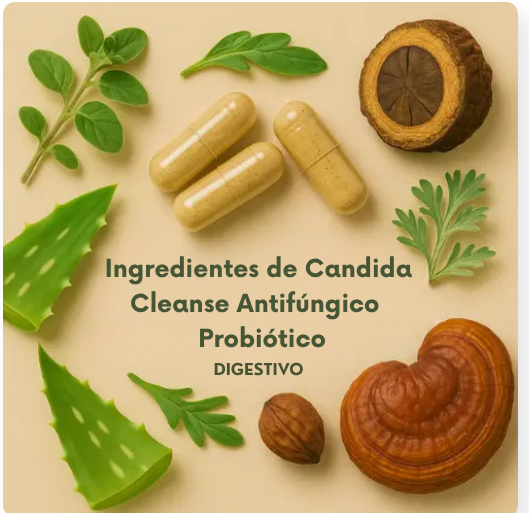 PROMOCIÓN 3x1 - Candida Cleanse | Limpieza Intestinal y Colon + Probióticos Naturales