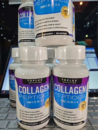 Colageno Peptides I Ii Iiiv Y X | Piel Firme, Cabello Fuerte y Articulaciones