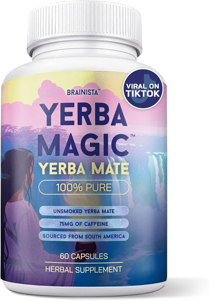Yerba Mate Cápsulas || Energía Natural + Mente Clara + Salud Intestinal