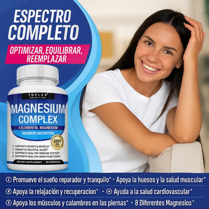 OFERTA 2X1 - Magnesio Complex™ 8 en 1 | Equilibrio Corporal Completo 1000mg