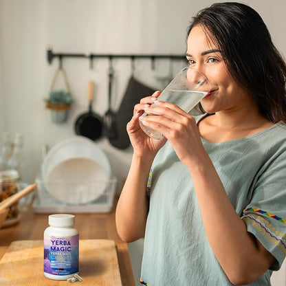 Yerba Mate Cápsulas || Energía Natural + Mente Clara + Salud Intestinal