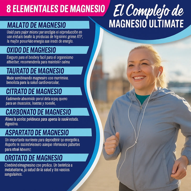 OFERTA 2X1 - Magnesio Complex™ 8 en 1 | Equilibrio Corporal Completo 1000mg