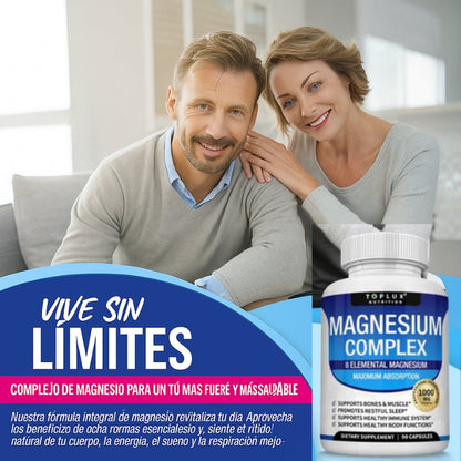 OFERTA 2X1 - Magnesio Complex™ 8 en 1 | Equilibrio Corporal Completo 1000mg