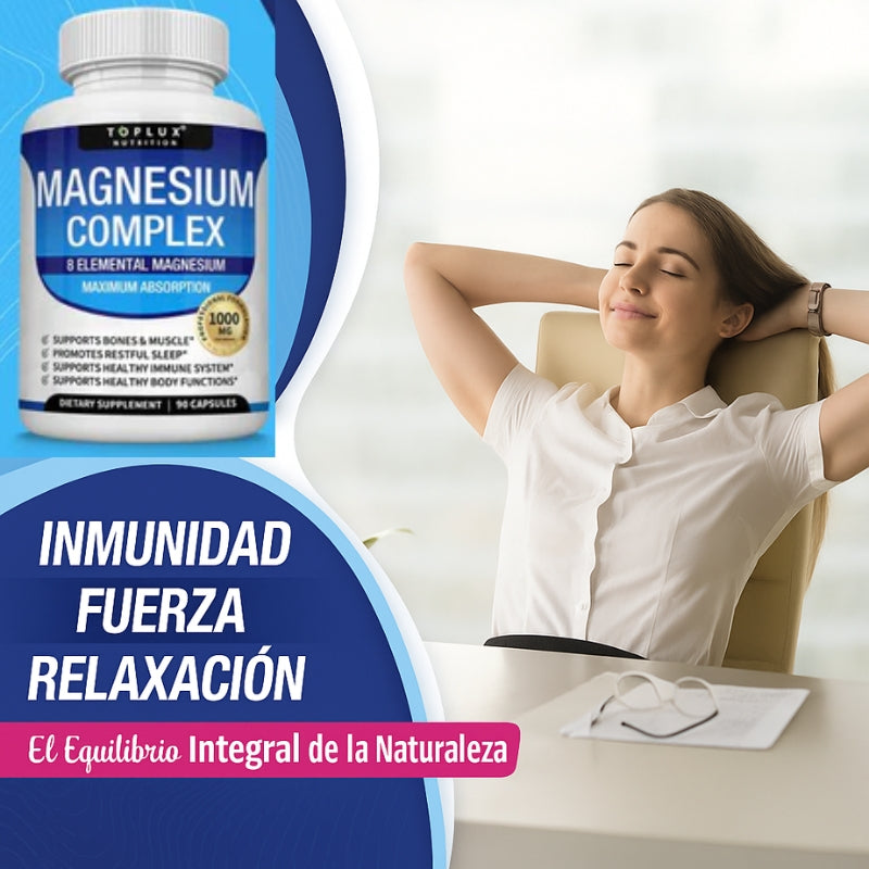 OFERTA 2X1 - Magnesio Complex™ 8 en 1 | Equilibrio Corporal Completo 1000mg