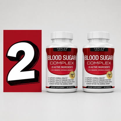OFERTA 2X1 : Blood Sugar Suplemento - Apoya niveles saludables de azúcar en sangre