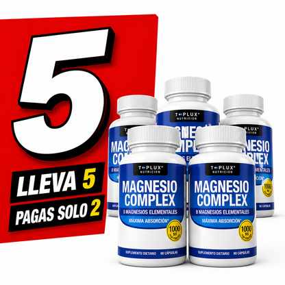 OFERTA 2X1 - Magnesio Complex™ 8 en 1 | Equilibrio Corporal Completo 1000mg