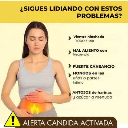 PROMOCIÓN 3x1 - Candida Cleanse | Limpieza Intestinal y Colon + Probióticos Naturales