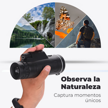 Telescopio Portátil con Visión Nocturna + REGALO