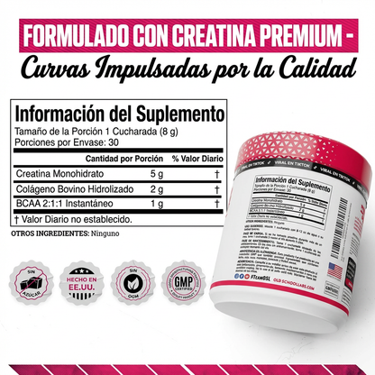 Creatina + Colágeno + BCAA | Fuerza y Definición Femenina