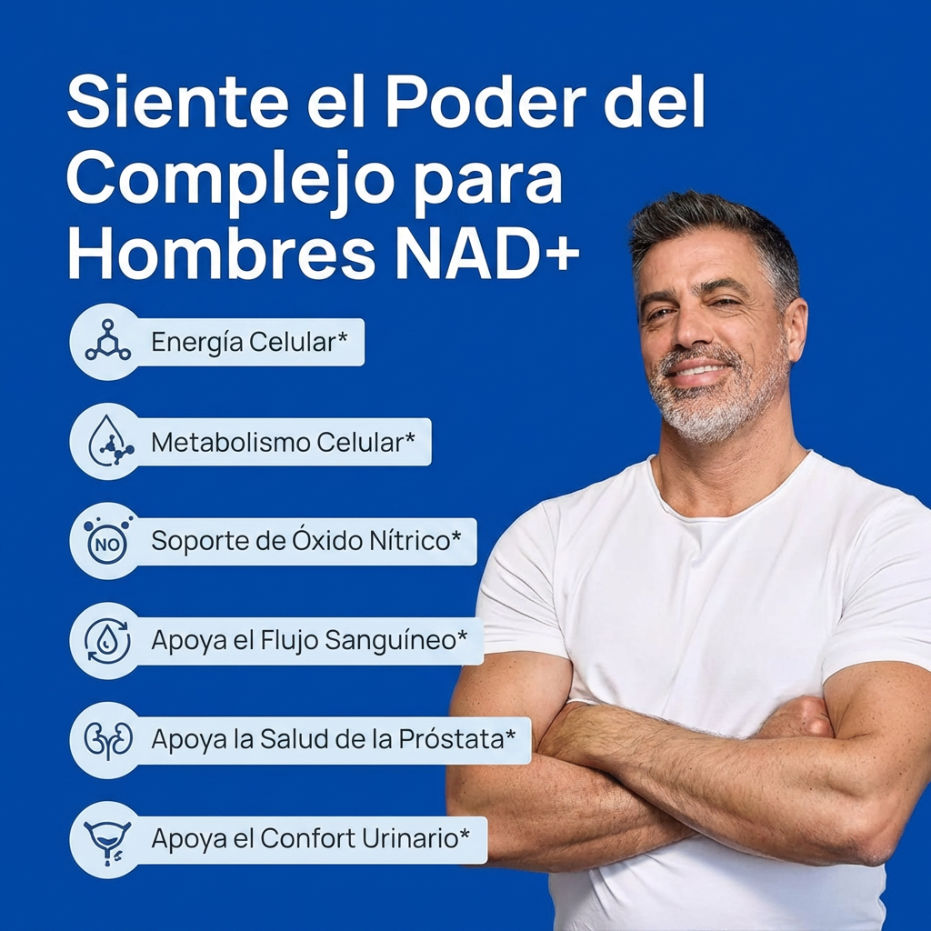 NAD+ para Hombres - Más Energía, Resistencia y Salud Masculina