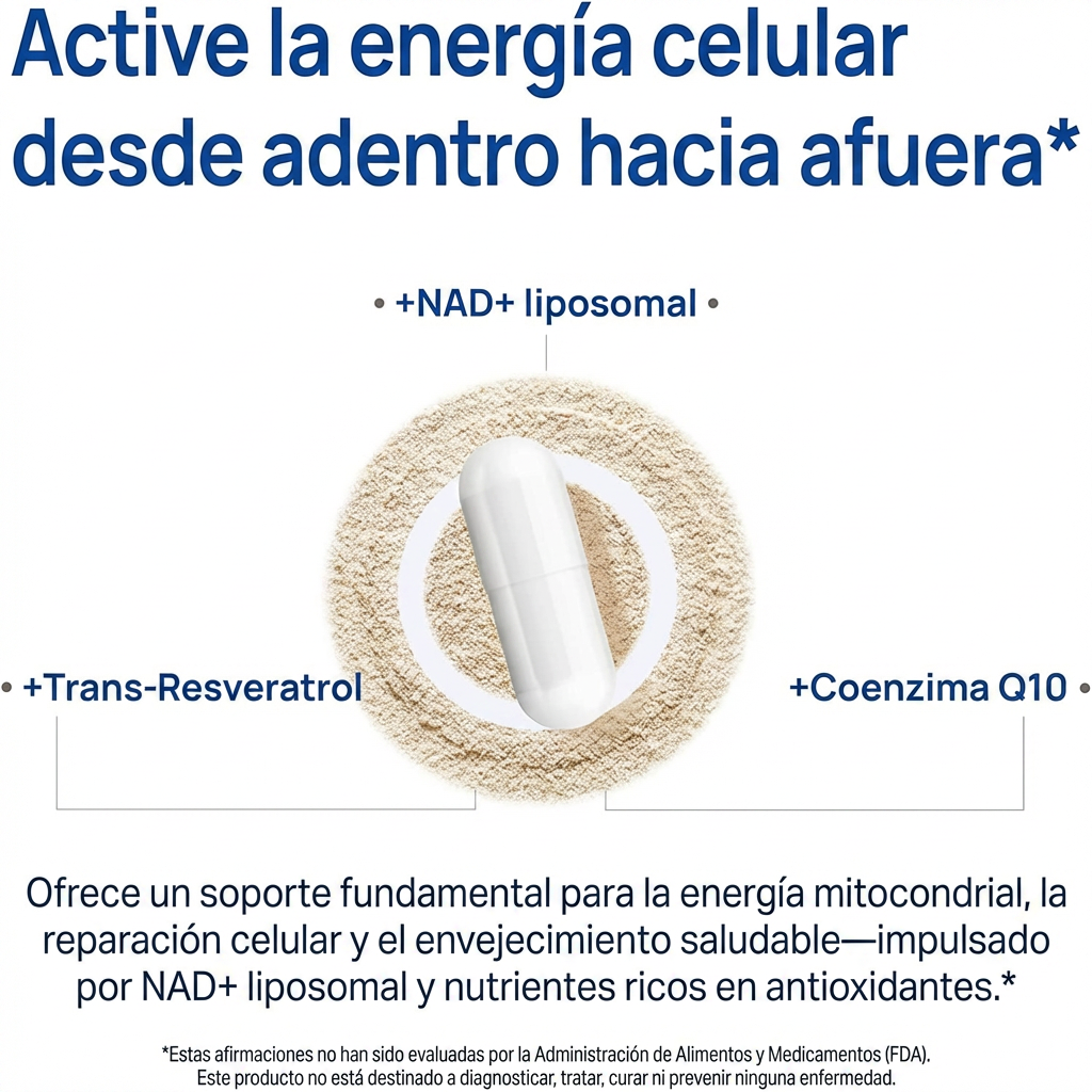 NAD+ para Hombres - Más Energía, Resistencia y Salud Masculina