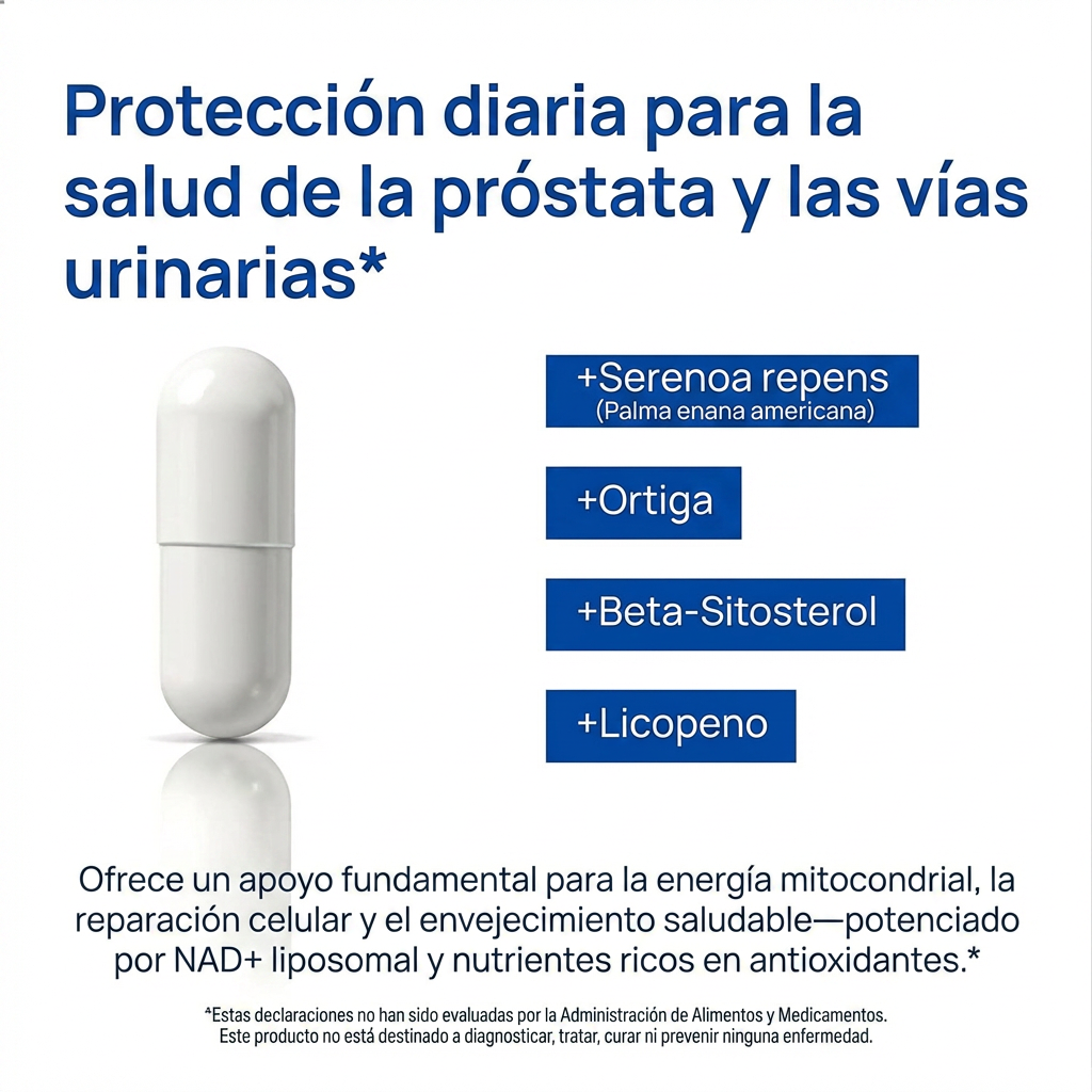 NAD+ para Hombres - Más Energía, Resistencia y Salud Masculina