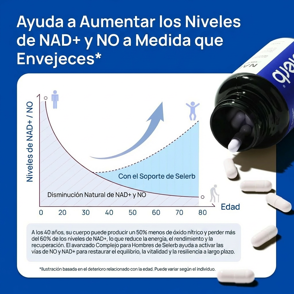 NAD+ para Hombres - Más Energía, Resistencia y Salud Masculina