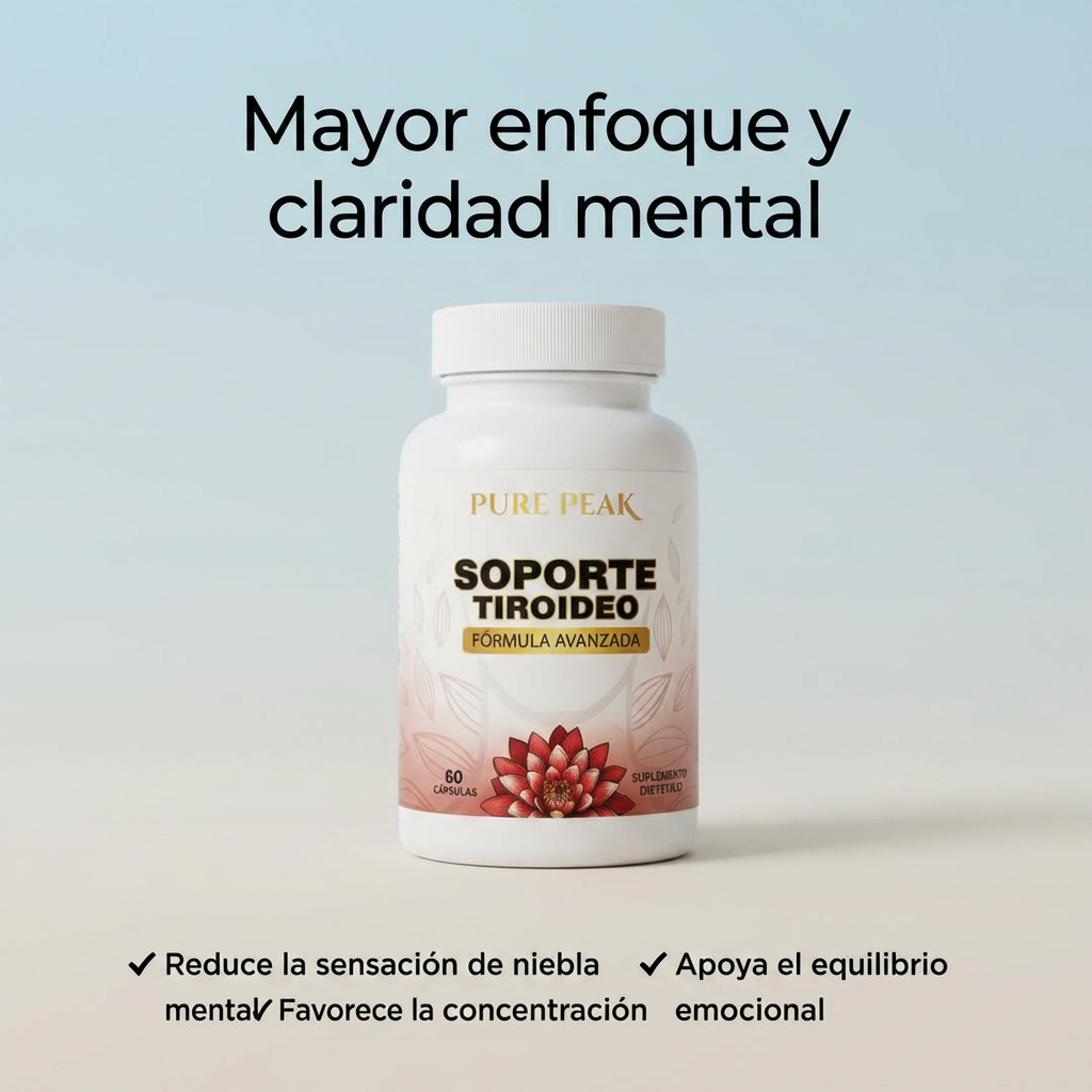 Soporte para Tiroides | Más Energía, Metabolismo Activo y Enfoque Diario
