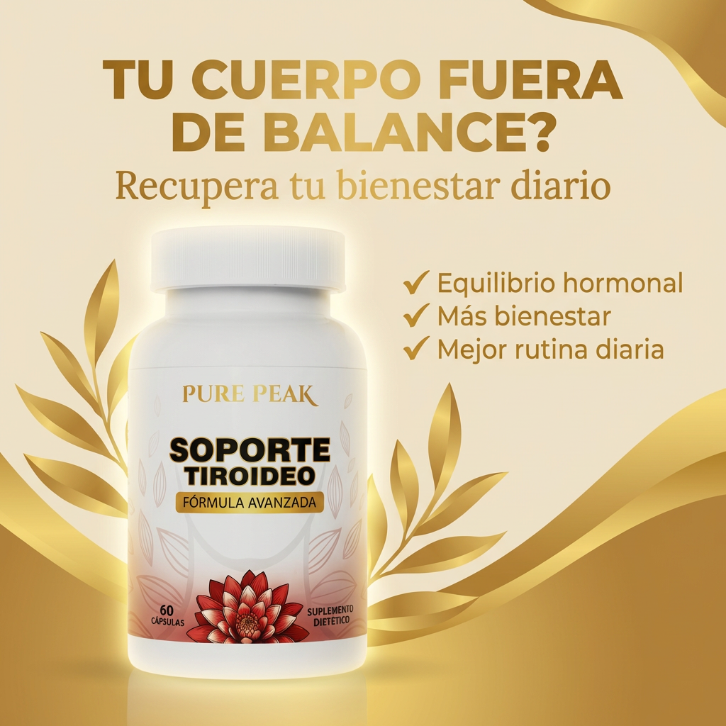Soporte para Tiroides | Más Energía, Metabolismo Activo y Enfoque Diario