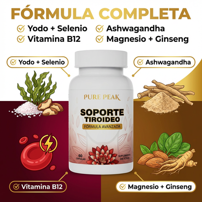 Soporte para Tiroides | Más Energía, Metabolismo Activo y Enfoque Diario