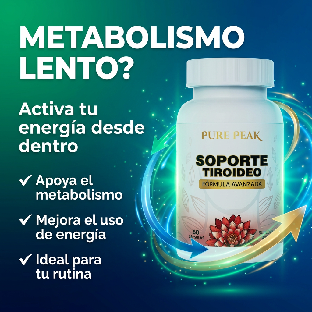 Soporte para Tiroides | Más Energía, Metabolismo Activo y Enfoque Diario