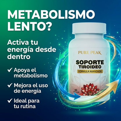 Soporte para Tiroides | Más Energía, Metabolismo Activo y Enfoque Diario