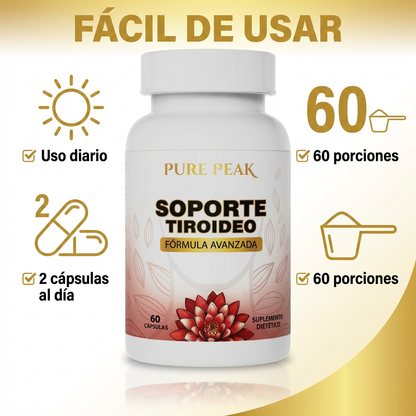 Soporte para Tiroides | Más Energía, Metabolismo Activo y Enfoque Diario