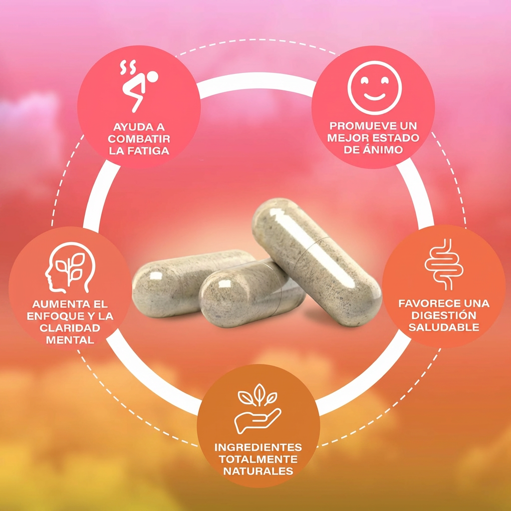 Yerba Mate Cápsulas | Energía Natural + Mente Clara + Salud Intestinal
