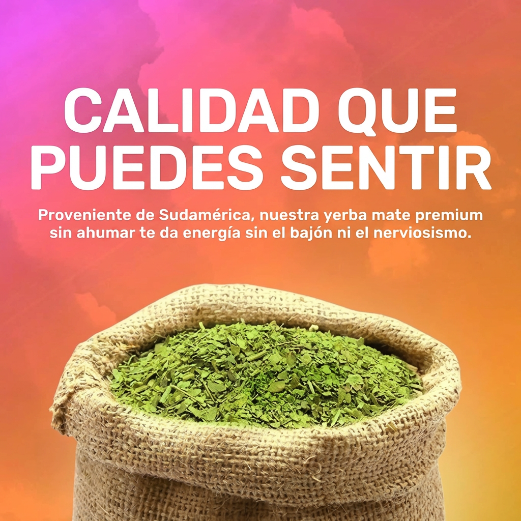 Yerba Mate Cápsulas | Energía Natural + Mente Clara + Salud Intestinal