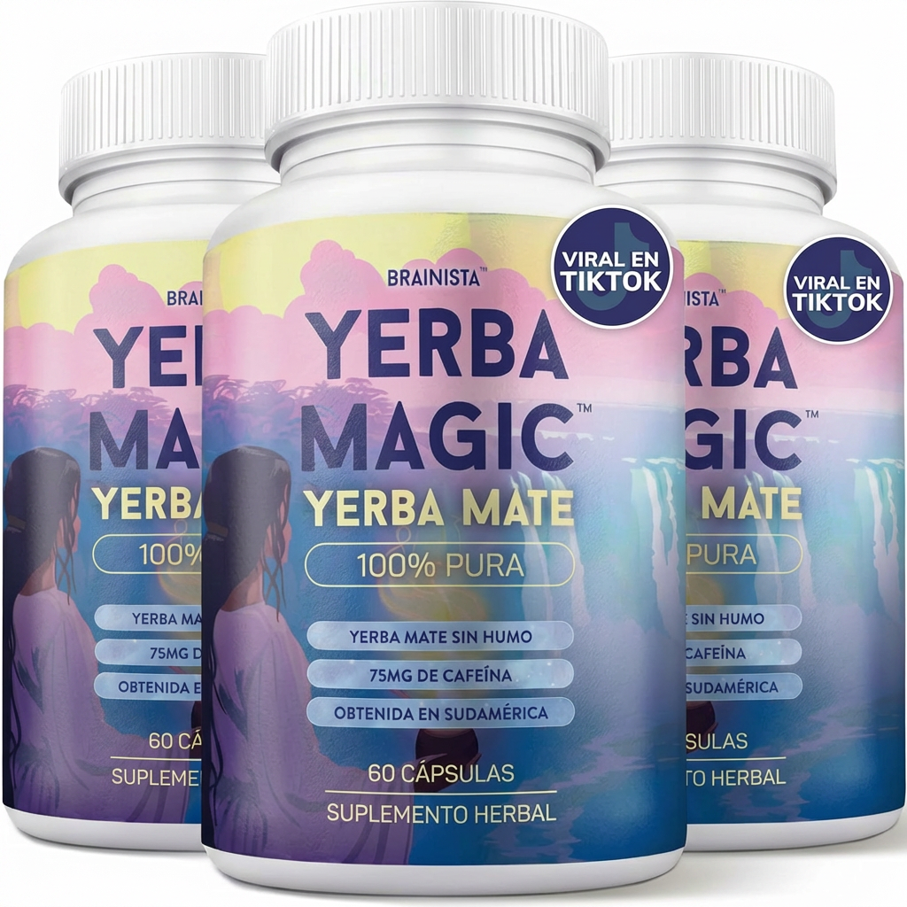 Yerba Mate Cápsulas | Energía Natural + Mente Clara + Salud Intestinal