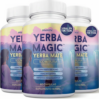 Yerba Mate Cápsulas | Energía Natural + Mente Clara + Salud Intestinal