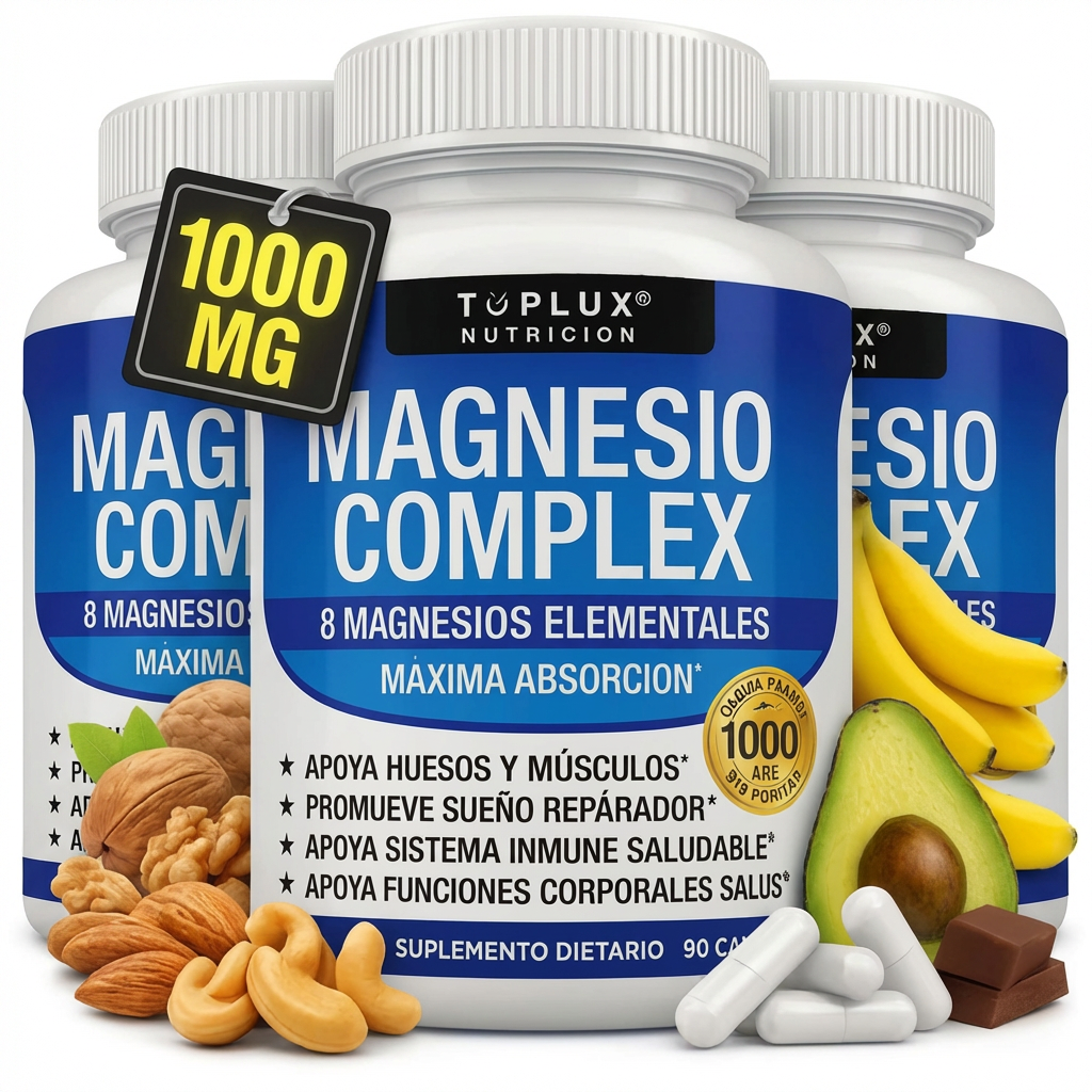 OFERTA 2X1 - Magnesio Complex™ 8 en 1 | Equilibrio Corporal Completo 1000mg