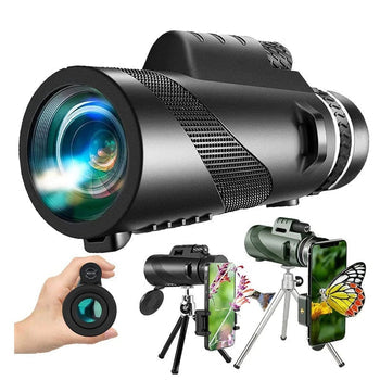 Telescopio Portátil con Visión Nocturna + REGALO