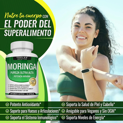 Moringa 1200mg | Energía Natural y Apoyo Inmunológico