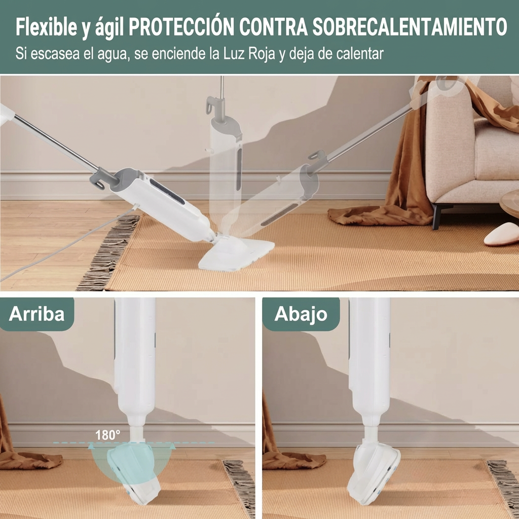 Mopa Multifuncional | Limpieza Profunda y Sin Esfuerzo en Todo Tipo de Pisos