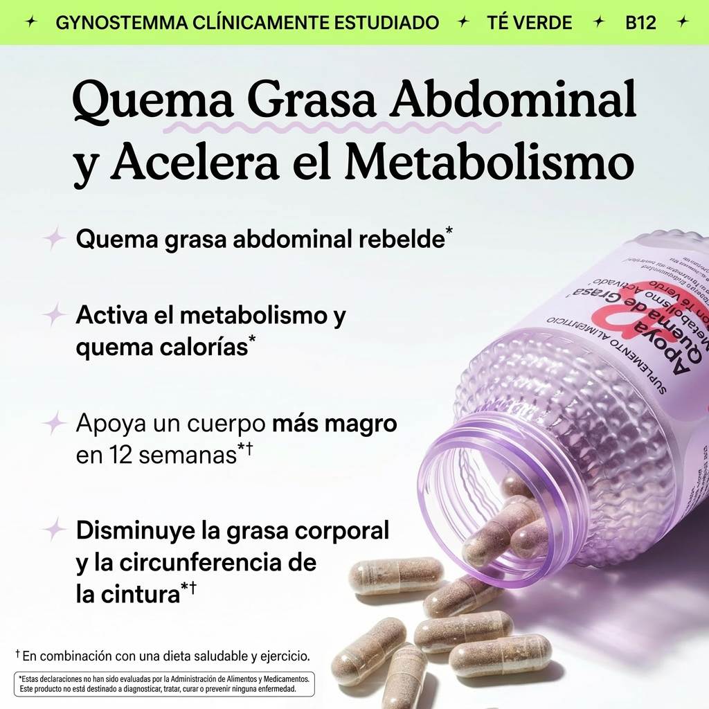 🔥 Lemme Burn | Activa tu Metabolismo y Reduce la Grasa Abdominal