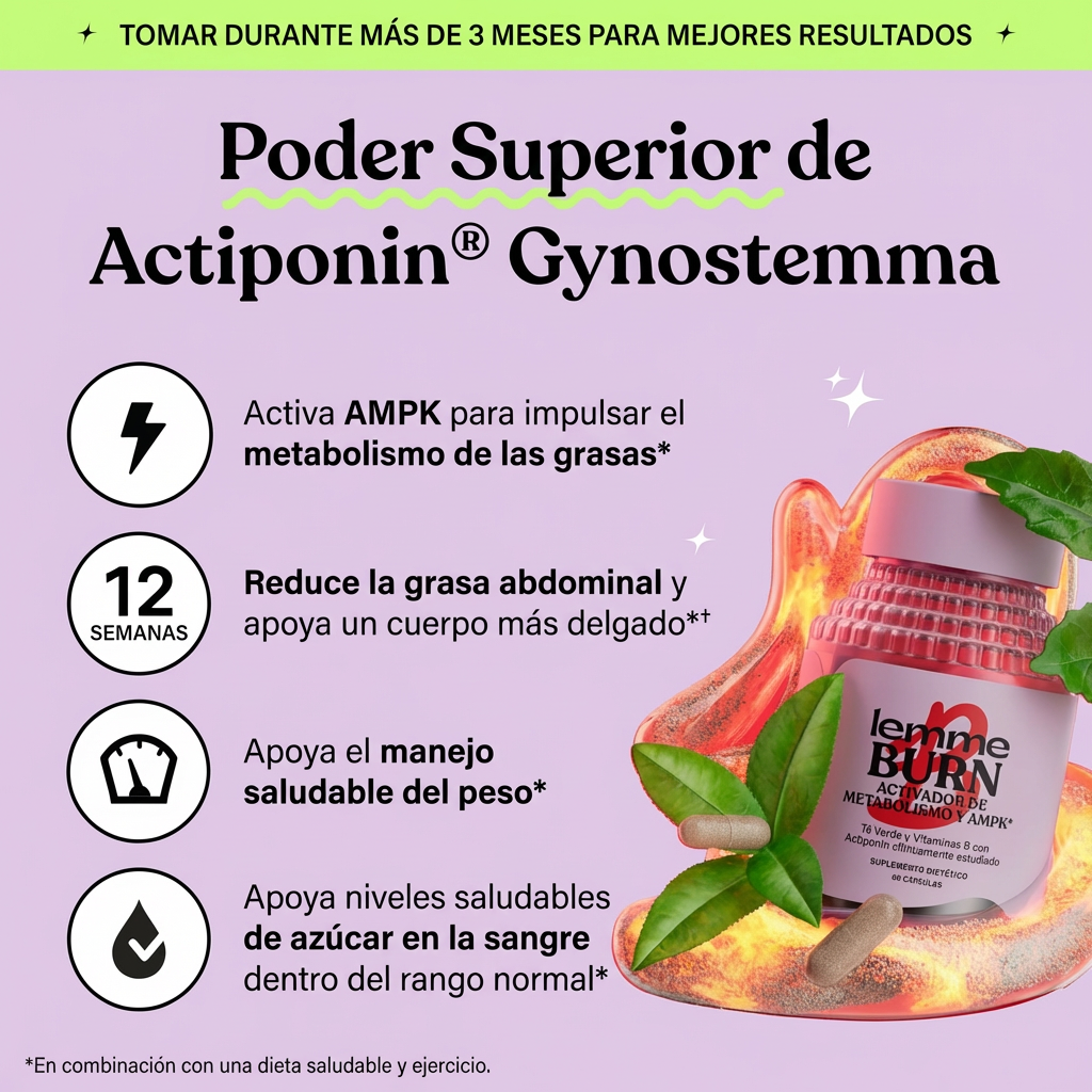 🔥 Lemme Burn | Activa tu Metabolismo y Reduce la Grasa Abdominal