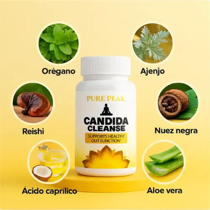 Candida Cleanse - Limpieza Intestinal y Colon + Probióticos Naturales